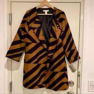 H&M 3/4 Sleeve Coat with Pins